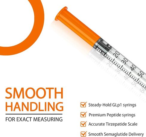 U-100 1ml 29Gauge 1/2 Inch Syring, Individually Packed, PACK 100. in Kuwait