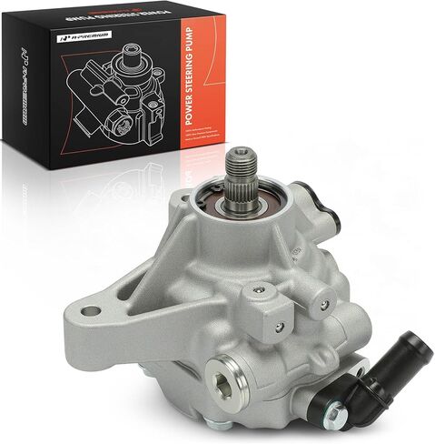 A-Premium Power Steering Pump, with Pulley, Compatible with Honda CR-V 2002 2005-2011, Accord 2006-2007, Element 2006-2011 & Acura RDX 2007-2012, TSX 2006-2008, RSX 2002-2006, 2.0L 2.3L 2.4L in Kuwait