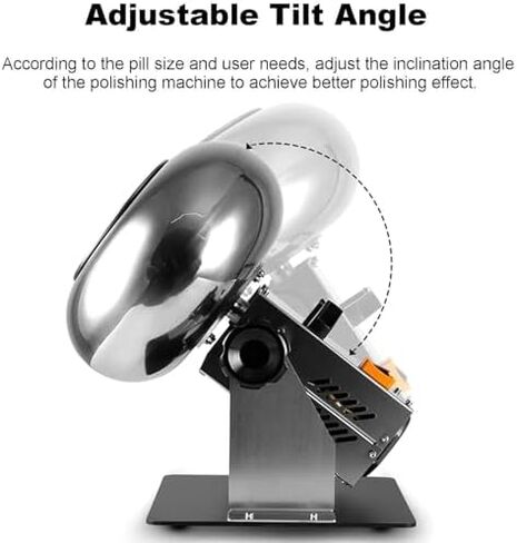 Small Commercial Sugar Coating Machine,Automatic Tablet Coating Machine,Electric Chocolate Polishing Machine with,Including Stand and Blower in Kuwait