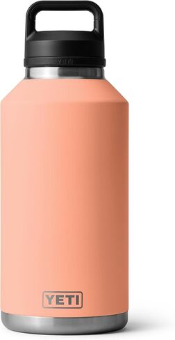 YETI Rambler 64 oz Bottle, Vacuum Insulated, Leakproof, Stainless Steel with Chug Cap, Black Forest Green in Saudi Arabia