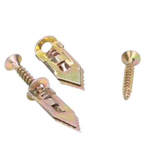 Self Drilling Anchors Screws, Quick Install No Pre-Drilling Needed, Expanding Wall Anchors, 40 Pack Carbon Steel Expands on Two Sides Heavy Duty, for Home Decor, Picture Frames, Sh in Saudi Arabia