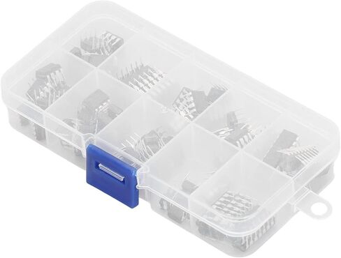 Dioche 555 Timer 85 Pcs IC Assortment Kit - 10 Specifications Integrated Circuit IC Chips for Easy Circuit Assembly and Storage in Saudi Arabia
