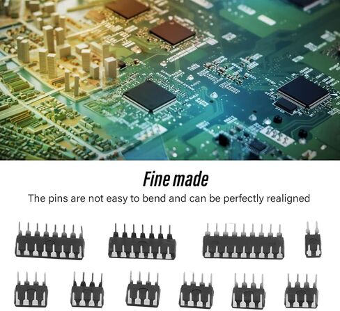 Dioche 555 Timer 85 Pcs IC Assortment Kit - 10 Specifications Integrated Circuit IC Chips for Easy Circuit Assembly and Storage in Saudi Arabia