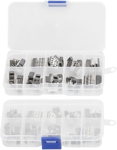 Dioche 555 Timer 85 Pcs IC Assortment Kit - 10 Specifications Integrated Circuit IC Chips for Easy Circuit Assembly and Storage in Saudi Arabia