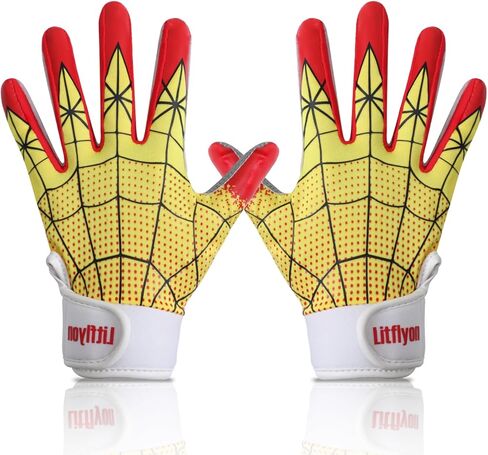 Youth Baseball Softball Batting Gloves - Green Bull Sport Baseball Gloves, Breathable Stretchy Firm Grip Softball Glove for Batting Cage Practice Games in Kuwait