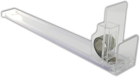 STORE FIXTURES DIRECT Auto Feed Shelf Product Pusher Kit, Adjustable Pushing System for 36" L x 12" D Shelves, 5 Pack - [70 Shelf Pushers + 75 Dividers] in Saudi Arabia