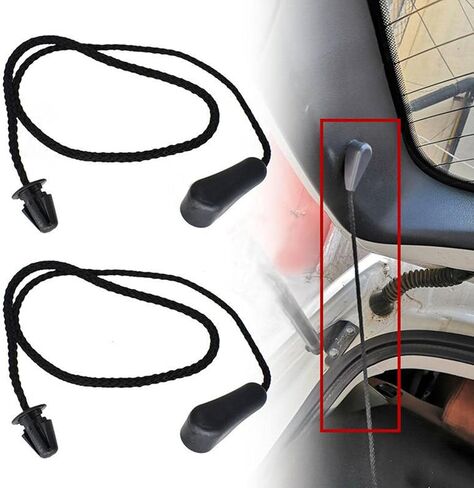 2Pcs Rear Parcel Shelf Lift Cover Strap String Down Strap Storage Car Hanging in Saudi Arabia