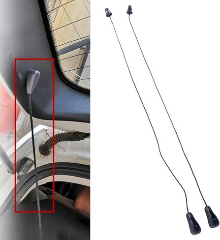 2Pcs Rear Parcel Shelf Lift Cover Strap String Down Strap Storage Car Hanging in Saudi Arabia