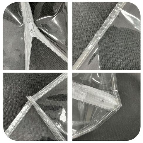 غطاء رف صينية الخبز: غطاء بولي كلوريد الفينيل سميك وشفاف مع 3 سحابات جانبية لـ 20 طبقة من رفوف المخابز التجارية، غطاء حامل خبز مقاوم للماء مقاس 23 بوصة × 28 بوصة × 61 بوصة in Kuwait