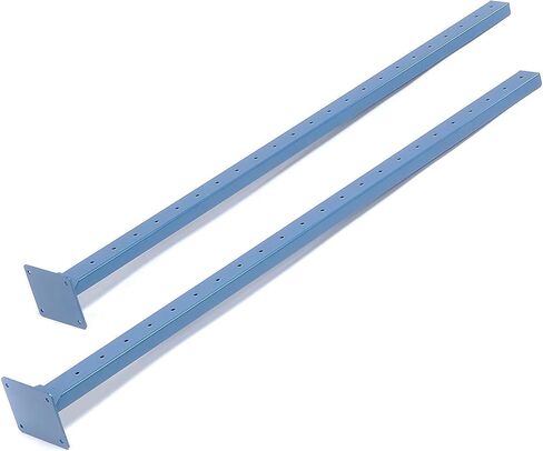 Global Industrial 48" H Upright Kit, Pair, 200 lbs. Capacity, Steel, Blue in Saudi Arabia