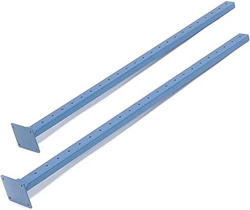 Global Industrial 48" H Upright Kit, Pair, 200 lbs. Capacity, Steel, Blue in Saudi Arabia