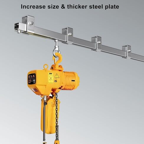 عربة ذات 4 عجلات للرافعة المتوافقة مع Unistrut 1-5/8 بوصة ث أو قناة تبختر أطول مع مسمار M10 وصواميل عين الرفع - قطعة واحدة in Saudi Arabia