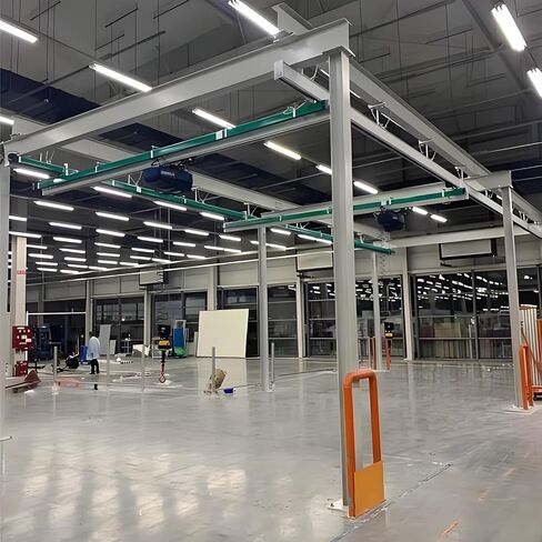 عربة ذات 4 عجلات للرافعة المتوافقة مع Unistrut 1-5/8 بوصة ث أو قناة تبختر أطول مع مسمار M10 وصواميل عين الرفع - قطعة واحدة in Saudi Arabia