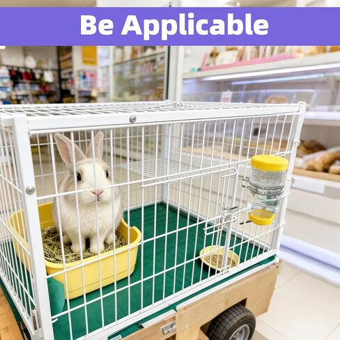 10 Pcs Extension Spring with 2 Clips Hold Small Animals Water Dispenser and 40 PCS Spring Latch for Cages for Fixing Pet Cage Door Rabbit, Wire Cage, Guinea Pig, Squirrel in Kuwait