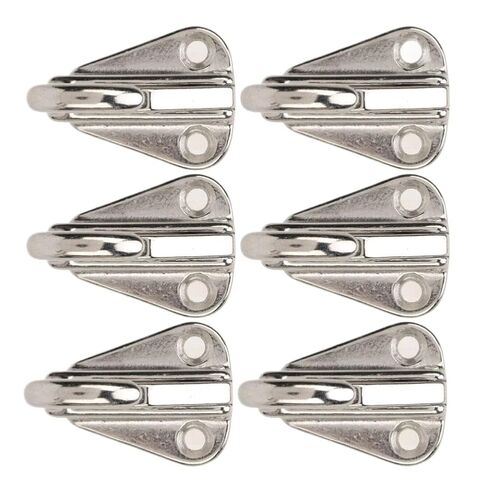 6 Pcs Marine 316 Stainless Steel Spring Snap Fending Hook Fender Boat Hardware Spring Locked Fender Hooks Boats Accessories in Saudi Arabia