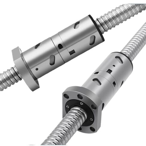 1PCS C5 DFU1605 Ball Screw End Machined Double Ballnut for CNC Parts 3D Printer BallScrew 1605 250 500 1000 to 2000mm(850mm) in Kuwait