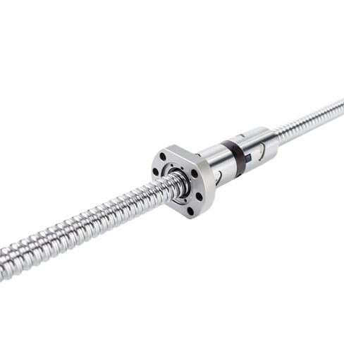 1PCS C5 Machined DFU2510 Ball Screw Roller Ballscrew with Double Ball Nut(250mm) in Kuwait