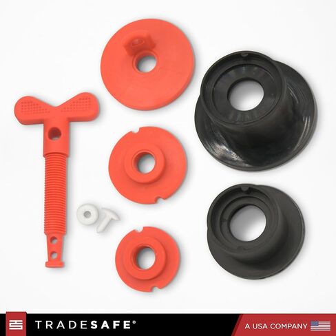 جهاز قفل الطبل من TRADESAFE - جهاز Loto ممتاز، قابس توسيع عالمي مع صامولة جناح من النايلون وحشية مطاطية لقفل الطبل، أدوات قفل أمان للامتثال لعلامة قفل OSHA in Saudi Arabia