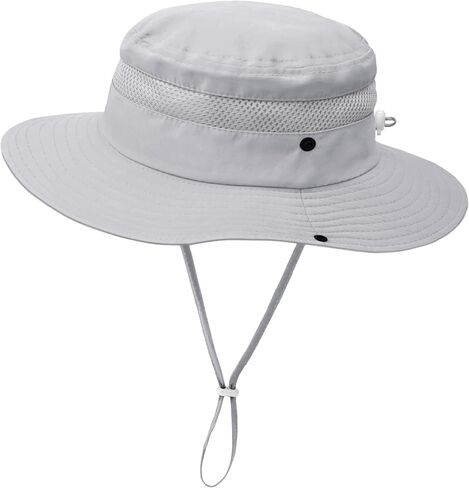 Outdoor Kids Sun Hat for Boys Girls Wide Brim Mesh Bucket Hat UPF 50+ Sun Protection Breathable Summer Fishing Safari Hat in Kuwait