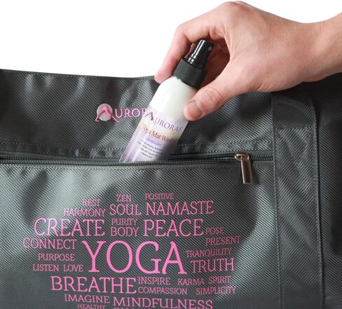 منظف ​​غسول سجادة اليوغا الطبيعي والعضوي من أورورا، 4 أونصة سائلة، آمن، ينظف، يستعيد وينعش. صُنع محليًا في الولايات المتحدة الأمريكية in Kuwait