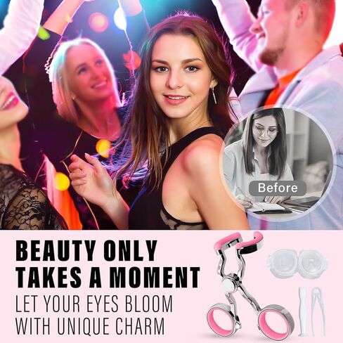 أداة توزيع العدسات اللاصقة، طقم كوب شفط لطيف وملقاط لسهولة الإدخال الصحي وإزالة العدسات اللاصقة الناعمة، لون وردي أنيق in Kuwait