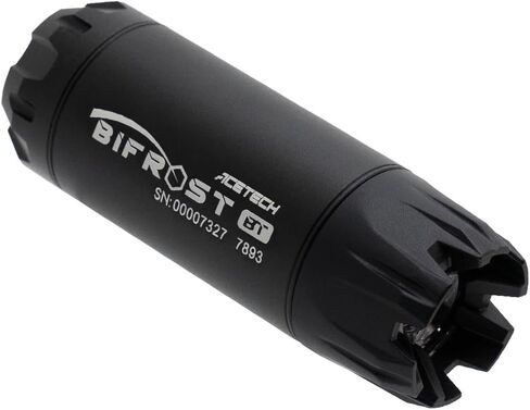 وحدة تتبع ACETECH Airsoft Pistol/Riffle RGB مع تطبيق بلوتوث للتحكم Bifrost BT 14 مم CCW خيط سلبي مع محول M14- إلى M11+ يتوهج في اللون الأخضر الداكن/الأحمر BB LED تأثير إضاءة RGB in Kuwait