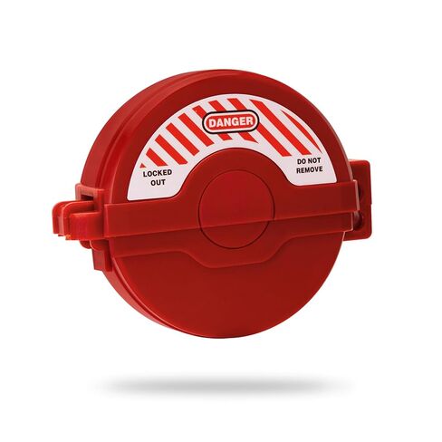 Gate Valve Lockout – ABS Plastic Red Secure Lock Device for 1 inch to 2-1/2 inch Diameter Valve Handles, Corrosion Resistance Durable Water Faucet Lock, 3011A in Kuwait
