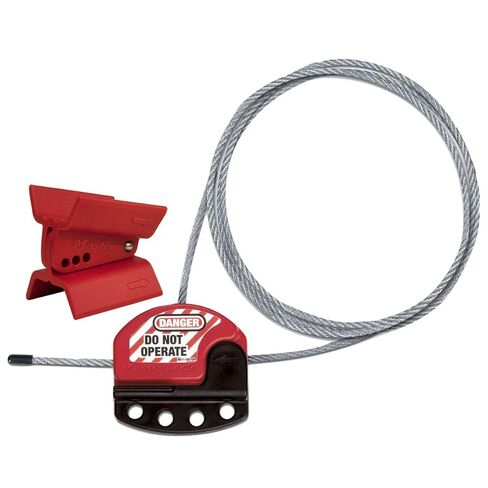 Master Lock - Butterfly Valve Lockout Device W 3-Foot Cable L in Saudi Arabia