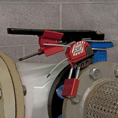 Master Lock - Butterfly Valve Lockout Device W 3-Foot Cable L in Saudi Arabia