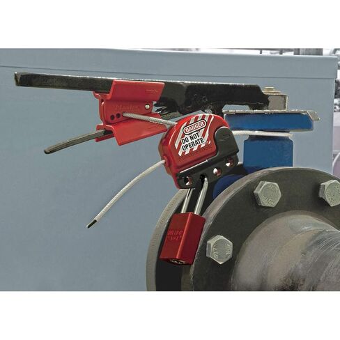 Master Lock - Butterfly Valve Lockout Device W 3-Foot Cable L in Saudi Arabia