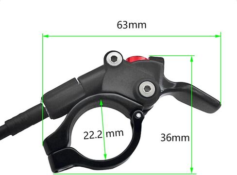 lyrlody Remote Lockout Lever, 450mm Tube Length Remote Lockout Lever, for Bikes with Cable Control, Front Fork Switch Air Fork Cable Control in Kuwait