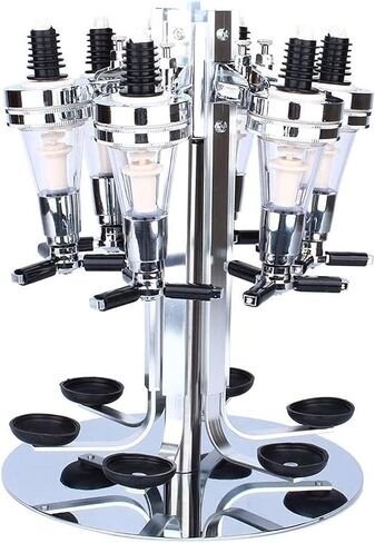 Liquor Dispenser, 30ml Rotating Design Wall Mountable Measure with Spring Loaded Receptacle for Home Bar Kitchen Party in Saudi Arabia