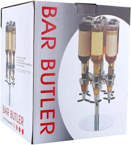 Liquor Dispenser, 30ml Rotating Design Wall Mountable Measure with Spring Loaded Receptacle for Home Bar Kitchen Party in Saudi Arabia