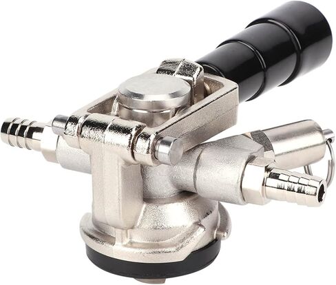 Keg Coupler Stainless Steel Probe Stainless Steel Beer Keg Coupler Dispenser Equipment with Pressure Reducing Valve for Beer Tap Dispenser in Saudi Arabia