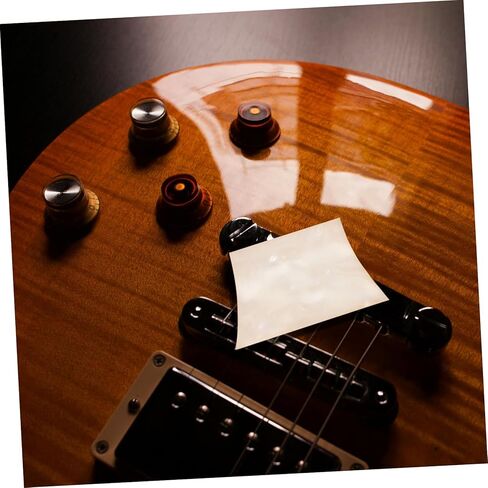 VANZACK 9pcs Electric Guitar Fretboard Accessories Shell Inlay Dots Trapezoid Inlay Supplies in Saudi Arabia