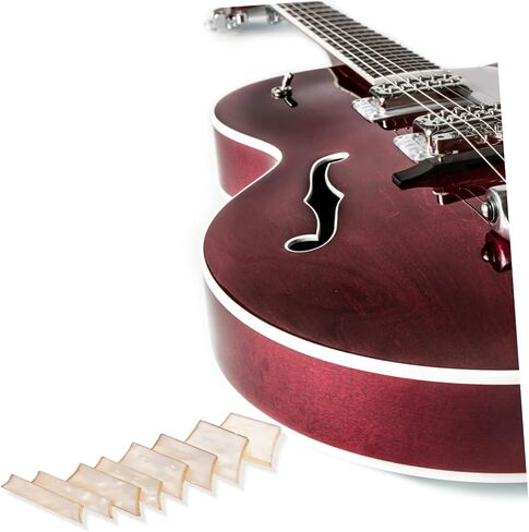 VANZACK 9pcs Electric Guitar Fretboard Accessories Shell Inlay Dots Trapezoid Inlay Supplies in Saudi Arabia