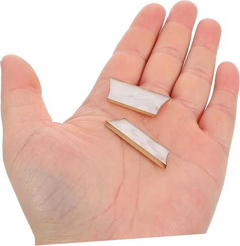 VANZACK 9pcs Electric Guitar Fretboard Accessories Shell Inlay Dots Trapezoid Inlay Supplies in Saudi Arabia