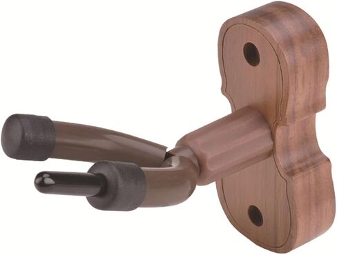 Wall Mounted Violin Hanger Rack with Walnut Base Space Saving Hook for Erhu and String Instruments Compact Lightweight Storage Holder for Home Studio in Saudi Arabia