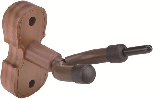 Wall Mounted Violin Hanger Rack with Walnut Base Space Saving Hook for Erhu and String Instruments Compact Lightweight Storage Holder for Home Studio in Saudi Arabia