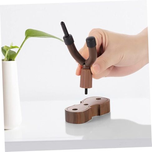 Wall Mounted Violin Hanger Rack with Walnut Base Space Saving Hook for Erhu and String Instruments Compact Lightweight Storage Holder for Home Studio in Saudi Arabia
