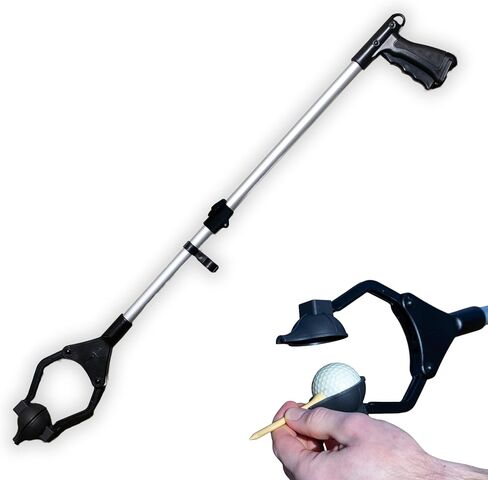 جهاز مساعد على لعب كرة الجولف لكبار السن V2.0 | موزع كرات الجولف يمنع الانحناء | موزع الجولف بدون محرك يُحسن لعب الجولف الخاص بك | الهدايا التكيفية لكبار السن | مساعد المحملة القابلة للطي in Kuwait