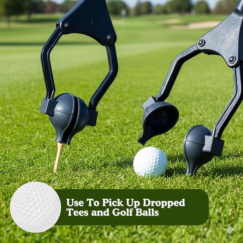 جهاز مساعد على لعب كرة الجولف لكبار السن V2.0 | موزع كرات الجولف يمنع الانحناء | موزع الجولف بدون محرك يُحسن لعب الجولف الخاص بك | الهدايا التكيفية لكبار السن | مساعد المحملة القابلة للطي in Kuwait