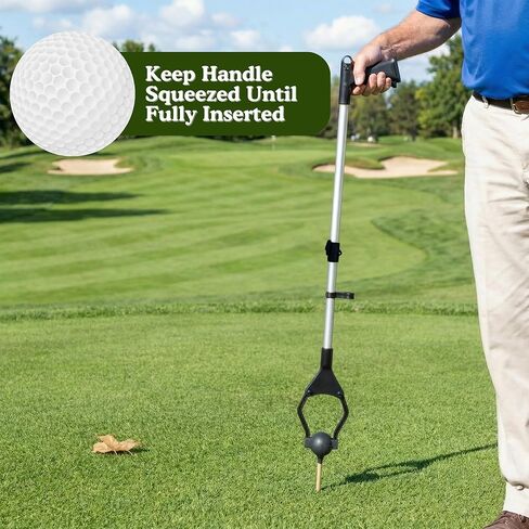 جهاز مساعد على لعب كرة الجولف لكبار السن V2.0 | موزع كرات الجولف يمنع الانحناء | موزع الجولف بدون محرك يُحسن لعب الجولف الخاص بك | الهدايا التكيفية لكبار السن | مساعد المحملة القابلة للطي in Kuwait
