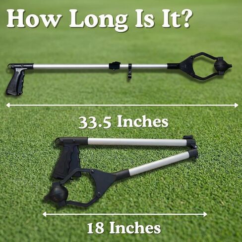 جهاز مساعد على لعب كرة الجولف لكبار السن V2.0 | موزع كرات الجولف يمنع الانحناء | موزع الجولف بدون محرك يُحسن لعب الجولف الخاص بك | الهدايا التكيفية لكبار السن | مساعد المحملة القابلة للطي in Kuwait