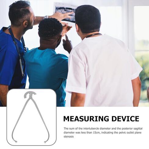 Stainless Steel Pelvic Measuring Gauge Internal and External Diameter Check Ruler Medical Pelvic Caliper Obstetric Use Hospital Supply Instrument in Saudi Arabia