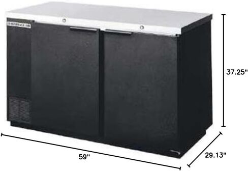 المطبخ التجاري لمشروبات الهواء BB58HC-1-B، خزانة بار خلفية، مبردة in Kuwait