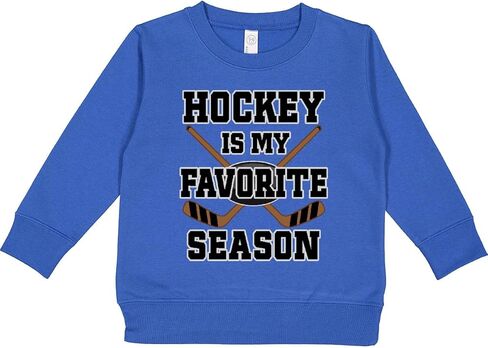 inktastic Ice Hockey Is My Favorite Season Toddler Sweatshirt in Saudi Arabia