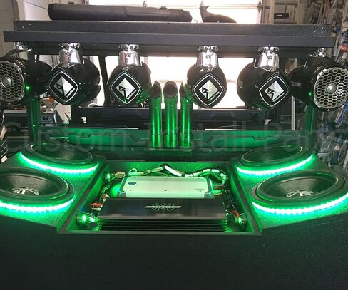 LED Color Changing Speaker Light Subwoofer Ring 10" Marine Audio Mastercraft in Saudi Arabia