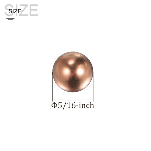 10pcs Copper Precision Balls - [5/16-inch] Round for Bearings Bushings Valves, Machinery, Automotive, and DIY Use in Kuwait