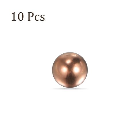 10pcs Copper Precision Balls - [5/16-inch] Round for Bearings Bushings Valves, Machinery, Automotive, and DIY Use in Kuwait